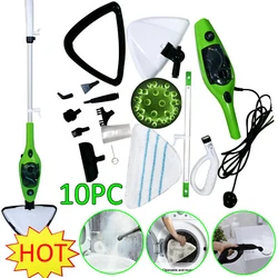 (10 in 1 Steam Mop deodorizes sanitizes and increases cleaning power by converting water to steam. 9) Mop heads can be...