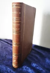 A. De Lamartine. édité à Paris chez Hachette et Cie à 1871. Le Manuscrit de ma mère. relié demi chagrin à coins...