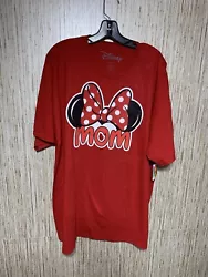 Disney 2X Plus Mom T-shirt NEW Minnie Mouse Ears and Bow SUPERCUTE. This Minnie Mouse Bow T-shirt Makes for an...