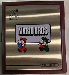 1983 Mario Bros Nintendo Game & Watch. Great condition. Tested great but cannot ship with batterie.