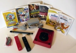 Wii Mini + 2 WiiMotionPlusInside + 6 Jeux – TBE Console de jeu Nintendo Wii Mini 2013 - COMPLETE en Boite...