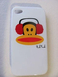 Superbe coque SINGE ECOUTEURScompatible Iphone 4 et 4S.