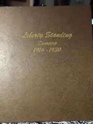 This is a set of 28 Standing Liberty Quarters from 1917 to 1930, including the 1921 coin. The coins are a mix of...