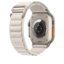 Bracelet Boucle Alpine Apple Watch Serie 6 7 8 et Ultra ( 42 44 45 et 49 mm). Les couleurs sont disponibles   orange,...