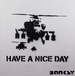 Banksy is an anonymous England-based graffiti artist, political activist and film director. Sold as is. Unless...