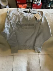 Brand New and Never WornBelstaff Oulton Grey Melange Crewneck Sweatshirt XL French Loopback Cotton. Tags attached...