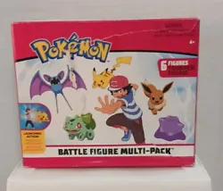 This set includes fan-favorite characters Ash and Pikachu along with Zubat, Eevee, Ditto and Bulbasaur.