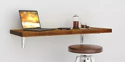 MCC floating desk made by %100 solid wood. It makes our products with high quality. MCC wall mounted desks very durable...