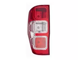 Ford Ranger de 01/2012 à 04/2016. Feu arrière blanc et rouge, avec feu antibrouillard arrière, sans porte-lampe. Feu...