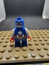 LEGO Marvel Avengers CAPTAIN AMERICA (short legs) Minifigure sh250.