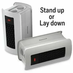 Honeywell HHF250 Two Position Heater And Fan (White). This heater can be positioned upright or sideways to fit in any...