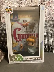 FUNKO POP! Movie Poster: DISNEY 100 Cinderella, Cinderella with Jaq #12. Condition is New. Shipped with USPS Ground...