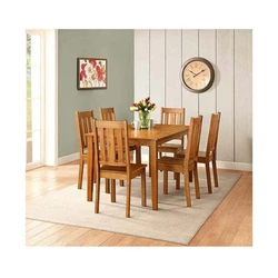 They are easy to assemble. They are made of solid wood and are made to be durable. You can seat up to six people at...