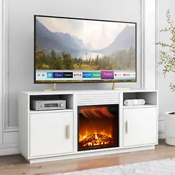You Can get the warm and relaxing ambiance of a crackling fireplace. Electric Fireplace Specifications 1x Fireplace....