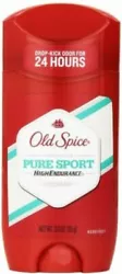 6 Pack Old Spice Pure Sport High Endurance Deodorant for Men 3 oz.