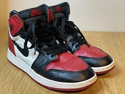 Nike Air Jordan 1 Retro High Og Bred Toe 575441-610 Size 7y GS 7 SNKRS. Please review pictures before purchasing. Some...
