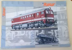 Catalogue train miniature Roco 2004. 76 pages (29,5 x 21 cms). Colissimo Poids – Weight – Peso 250 grs 500 grs 1kg...