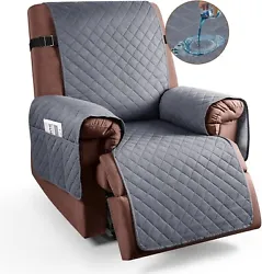 Easy to fit for your sofa recliner with our user manual. Just drape the furniture with our covers, tuck the excess...