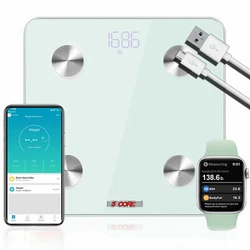 This Smart Scale is designed to help you towards ahealthier lifestyle. ✅ STYLISH AND ATTRACTIVE LOOK - Never let a...
