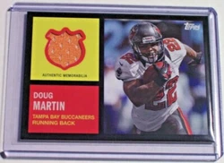 Team: Tampa Bay Buccaneers, Oakland Raiders. College: Boise State. Player: Doug Martin. Insert: 1962 Jersey.
