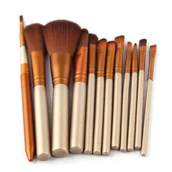 Product Description : 12pcs professional makeup cosmetic brush tool kits, easy carry, easy storage, brush including:...