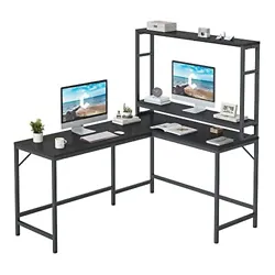 Modern Design Style: Cubicubi L Shaped desk provides you a fashionable, well-design desk. Applicable Room and Function:...