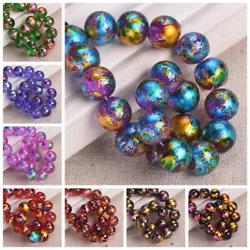 Condition: Loose beads only! No string! 10mm 20pcs. Material: Glass.