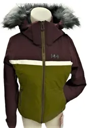 Material: Helly Tech perfomrnace 2 layer 100% nylon. removable fur collar or/and hood. Performance ski jacket for...