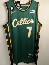 Jaylen Brown Boston Celtics NBA Jersey LARGE. Boston Celtics #7 Jaylen Brown Jersey. Machine wash. Twill applique...