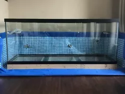 210 gallons glass aquarium only (no stand). Happy to fill it out with water for you. Less than half price of the...