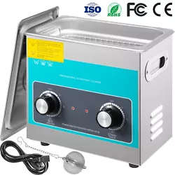 Why Choose VEVOR?. Our ultrasound jewelry cleaner machine will emit 40kHz ultrasonic waves to deeply wash your...