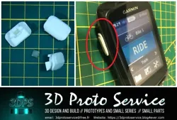 To repair (and fixe) the ON/OFF button cap, on the Garmin Edge 800 or 810. Short Installation instruction sent with the...
