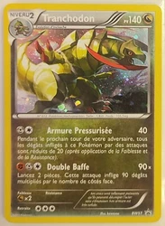Carte Pokémon Tranchodon Promo BW57 Holo 2012 FR.  En très bon état (voir photos)