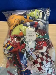 Condition is New. DISNEY PLUSH MINI BEANBAGS. FACTORY BAGGED SET.