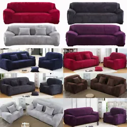 Stretch Sofa Slipcover are made of high quality stretch Plush Fibre. Surface features comfortable feel, close to the...