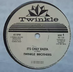 A1 - Its Only Rasta. 12 Sorti en 1996 sur le Label Twinkle Music (UK). Pressage Unique, Ref: NG-126.
