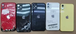 Lot of 5, iPhone 11 Housing - MIX USE - RECYCLE.