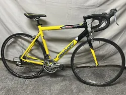 You are bidding on a Giant OCR 3. The frame is large sized, 56cm seat tube, 58cm top tube and the standover is 31.5”....