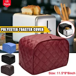 Toaster Cover,A Good Protector for Your toaster! ◆1 x Toaster Cover. Colour:Red，Brown，Blue，Black. ◆4...