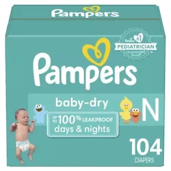A good night’s sleep starts with a great diaper, and Pampers Baby-Dry diapers give you and your baby up to 100%...