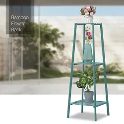 Give your blooming flowers a perfect placement! Our flower stand used environment-friendly bamboo with beautiful...
