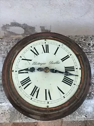 Bonjour  Ancienne Pendule Électrique BRILLIE , déco Vintage Horloge Brillie. Je mets plusieurs photos afin de bien...