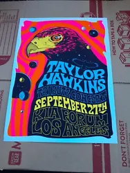 New 2022 The Foo Fighters Taylor Hawkins  morning breath Tribute Concert Poster LA Forum. Immediate payment required ...