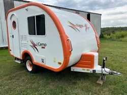 2008 Icamp Elite, this little trailer is well equipped, 3 way refrigerator , propane furnace and a heat pump with a/c....