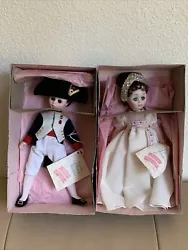 Lot Of 2 Madame Alexander Doll Josephine & Napoleon in original box 12” Tall. In good condition