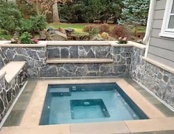 New in-ground fiberglass hot tub (shell only). The listing is for the fiberglass shell only and does not include any...