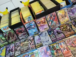 HUGE Pokemon Card Collection LOT of 500 Trading Cards! Holo Ultra Rare Bundle! Includes 500 Pokémon cards PLUS 10...