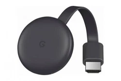 Google Chromecast (3rd) - Appareil Multimédia de diffusion de contenus sur port HDMI pour Smartphone et Tablette