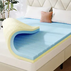 👍 The mattress topper is not only the perfect way to upgrade your experience of sleep,but also enhances comfort for...