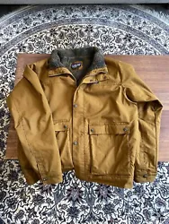 Patagonia Maple Grove Sherpa Lined Canvas Jacket Size XL Bence Brown LIKE NEW. Condition is Pre-owned. Shipped with...